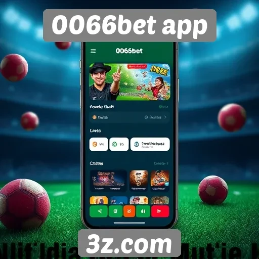 Interface intuitiva do 0066bet app melhora experiência do usuário